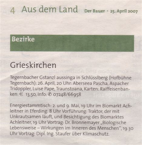 Der Bauer :: 25. April 2007