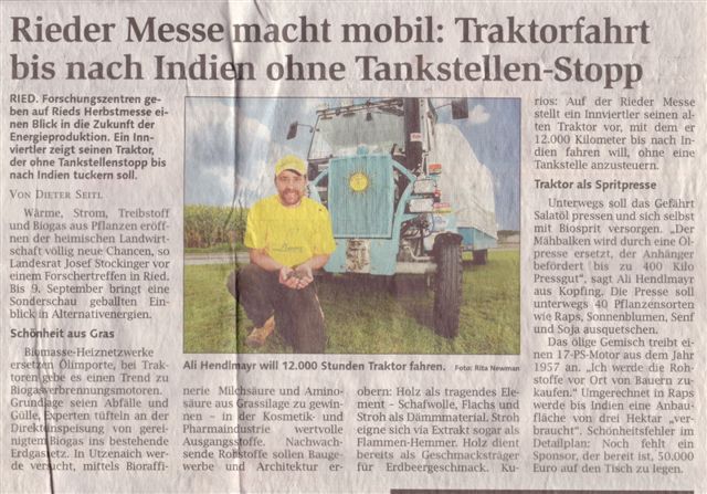 Oberösterreichische Nachrichten :: 06. September 2007